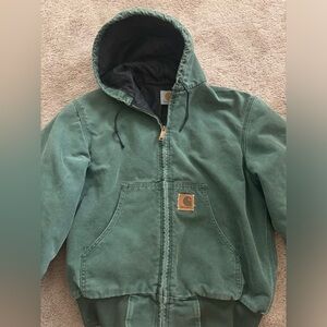 Green Carhartt jacket size M